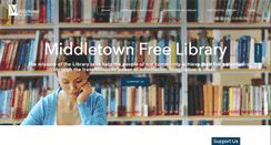 Desktop Screenshot of middletownfreelibrary.org